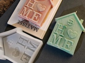 Molde silicona casita HOME 